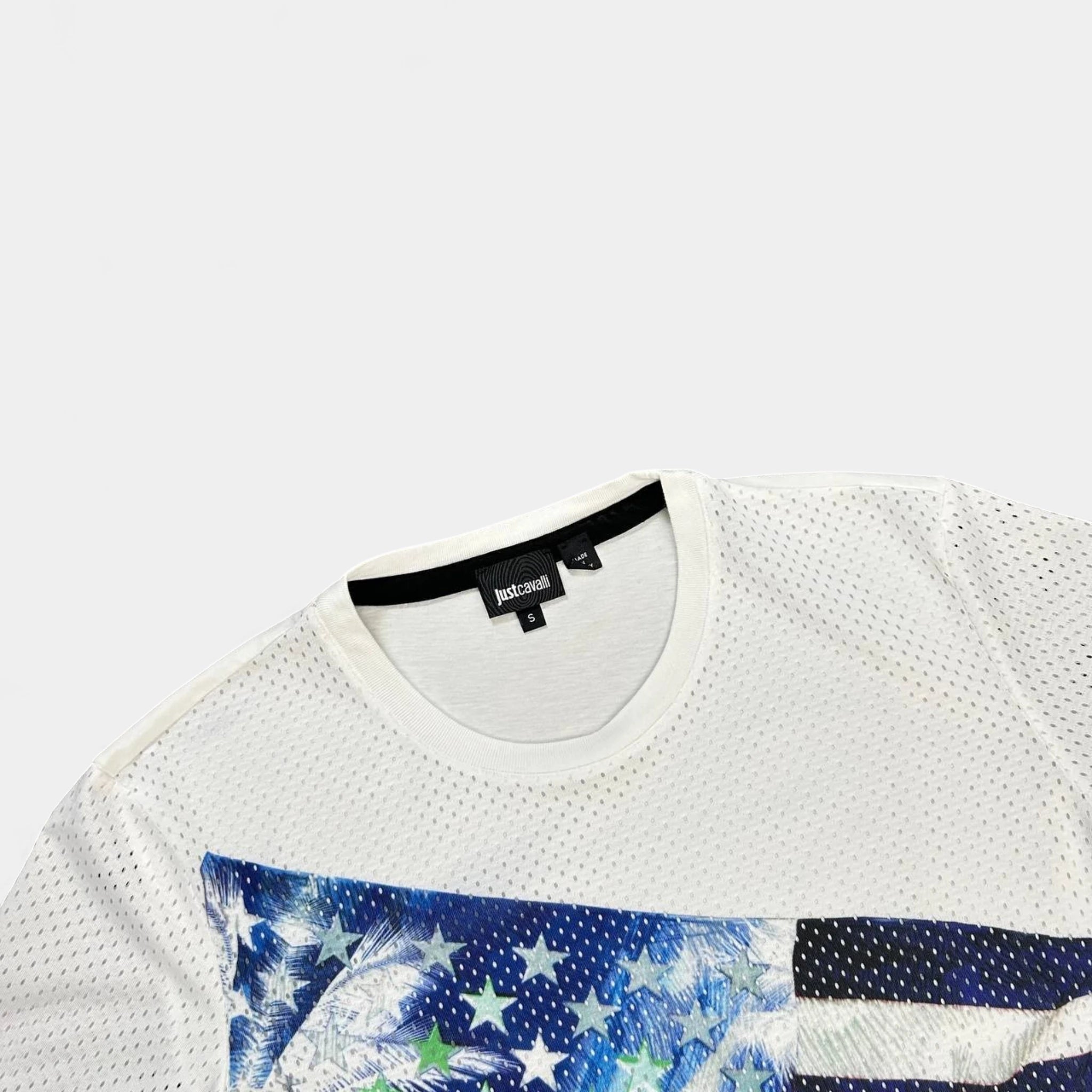 Just Cavalli Indy-Sleaz American Flag T-Shirt