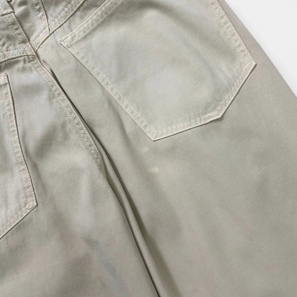 Marithé + François Girbaud 1990s Beige Carpenter Pants