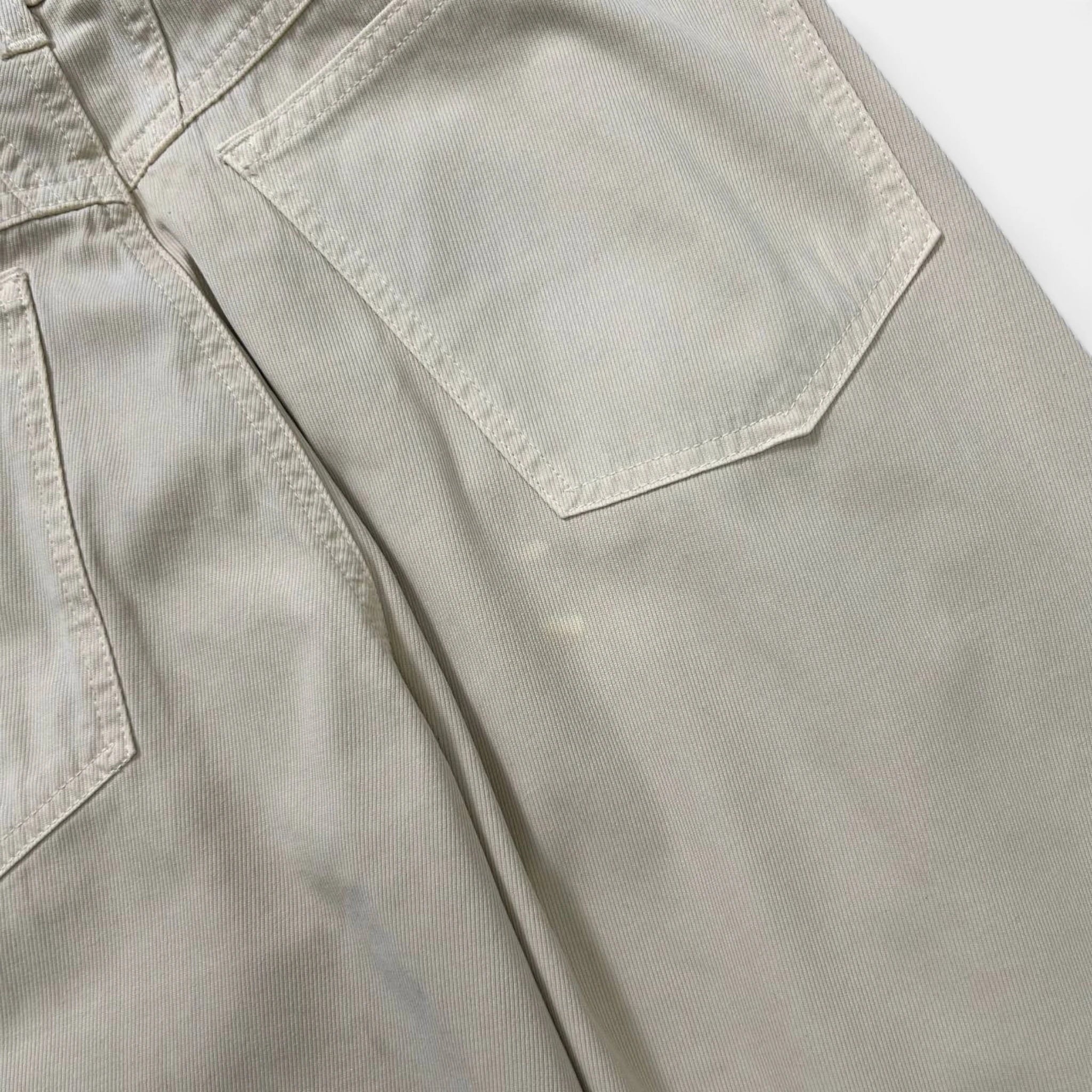 Marithé + François Girbaud 1990s Beige Carpenter Pants