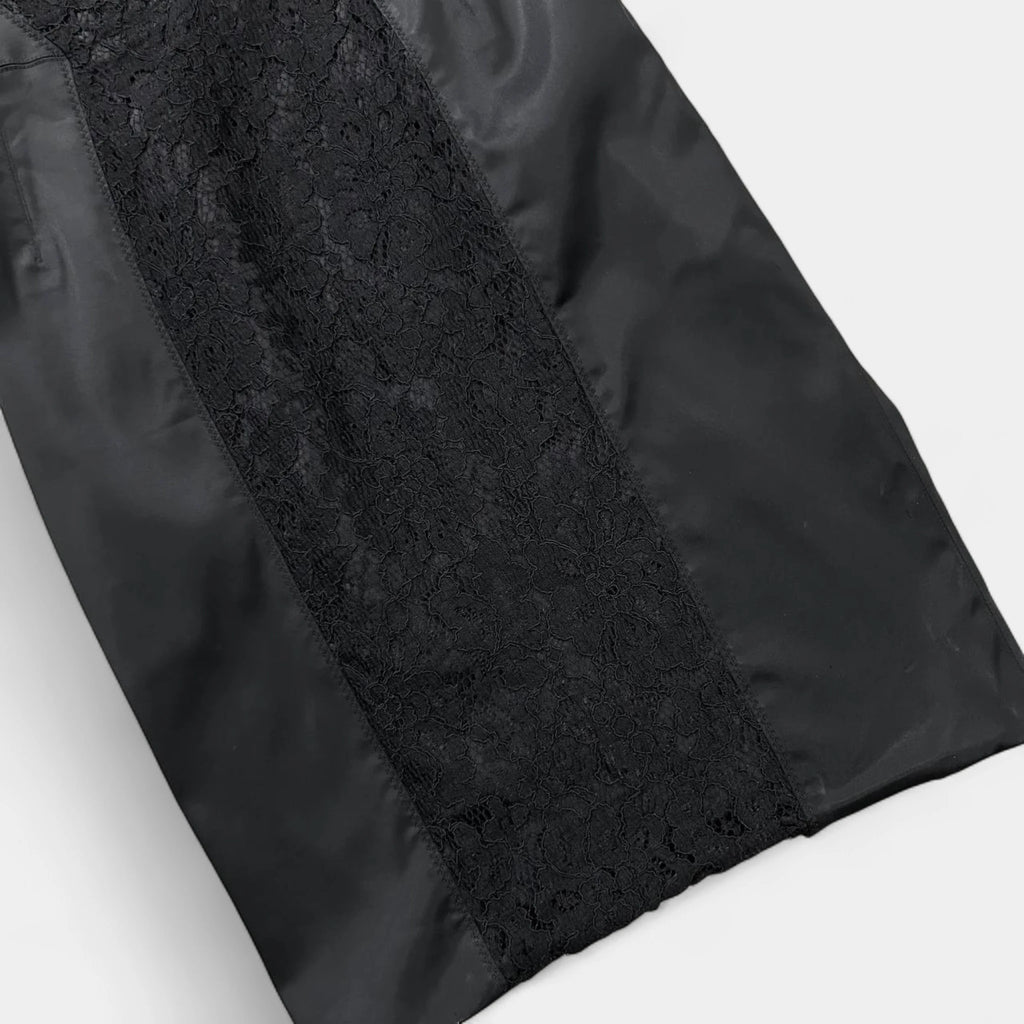 Dolce & Gabbana 2000's Lace-Panel Slip Dress