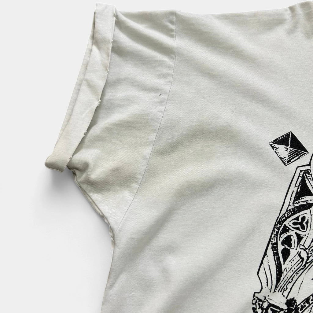 Pierre Balmain SS14 Distressed "Rock Couture" Graphic T-Shirt