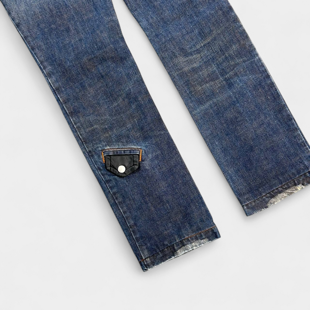 Dsquared2 FW2005 "I Love Jesus" Patchwork Denim