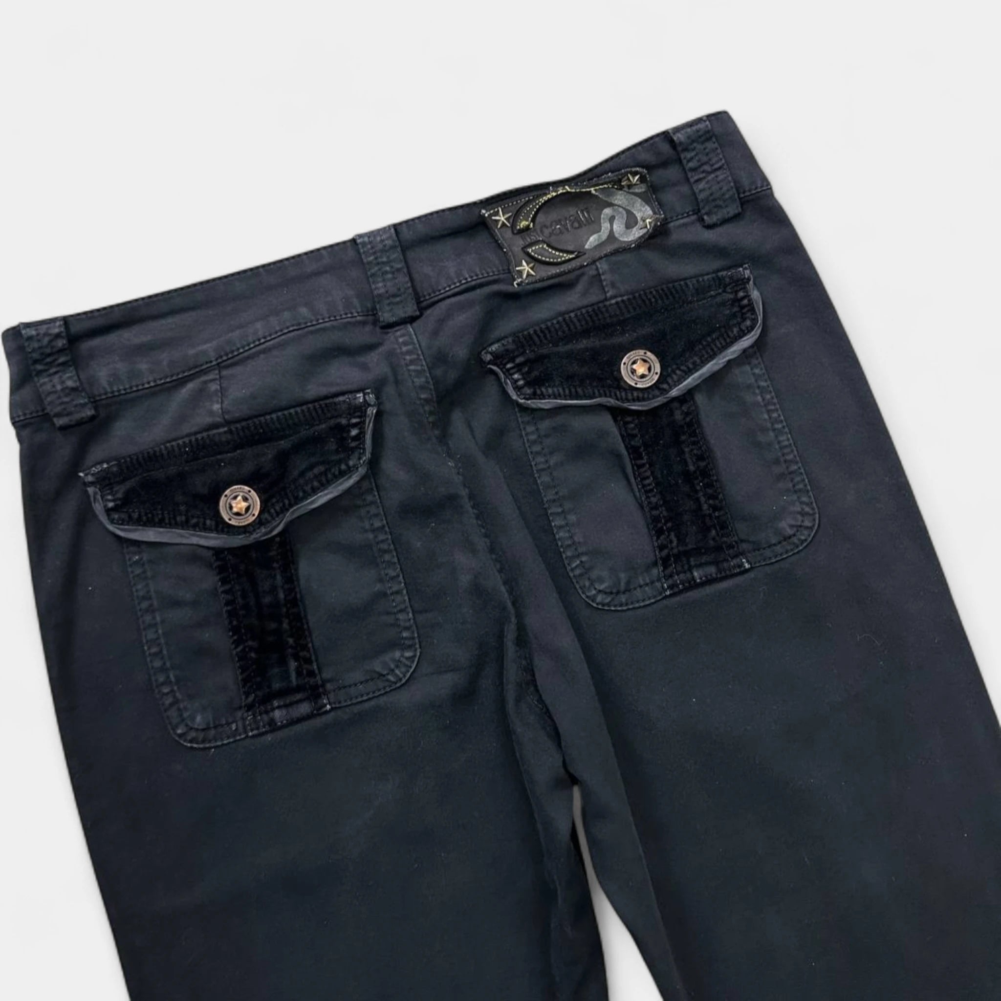 Just Cavalli Black Flared Pants