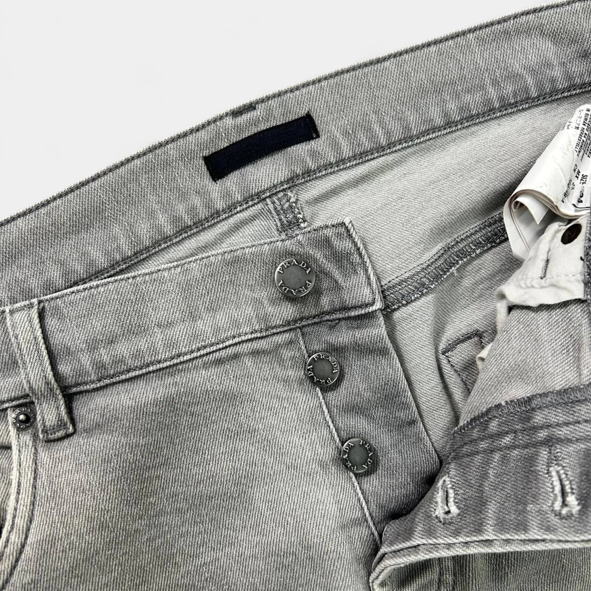 Prada Grey Skinny Jeans