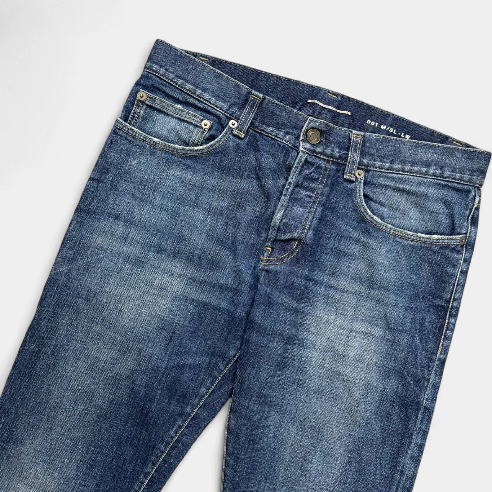 Saint Laurent by Hedi Slimane Blue D01 Straight Jeans
