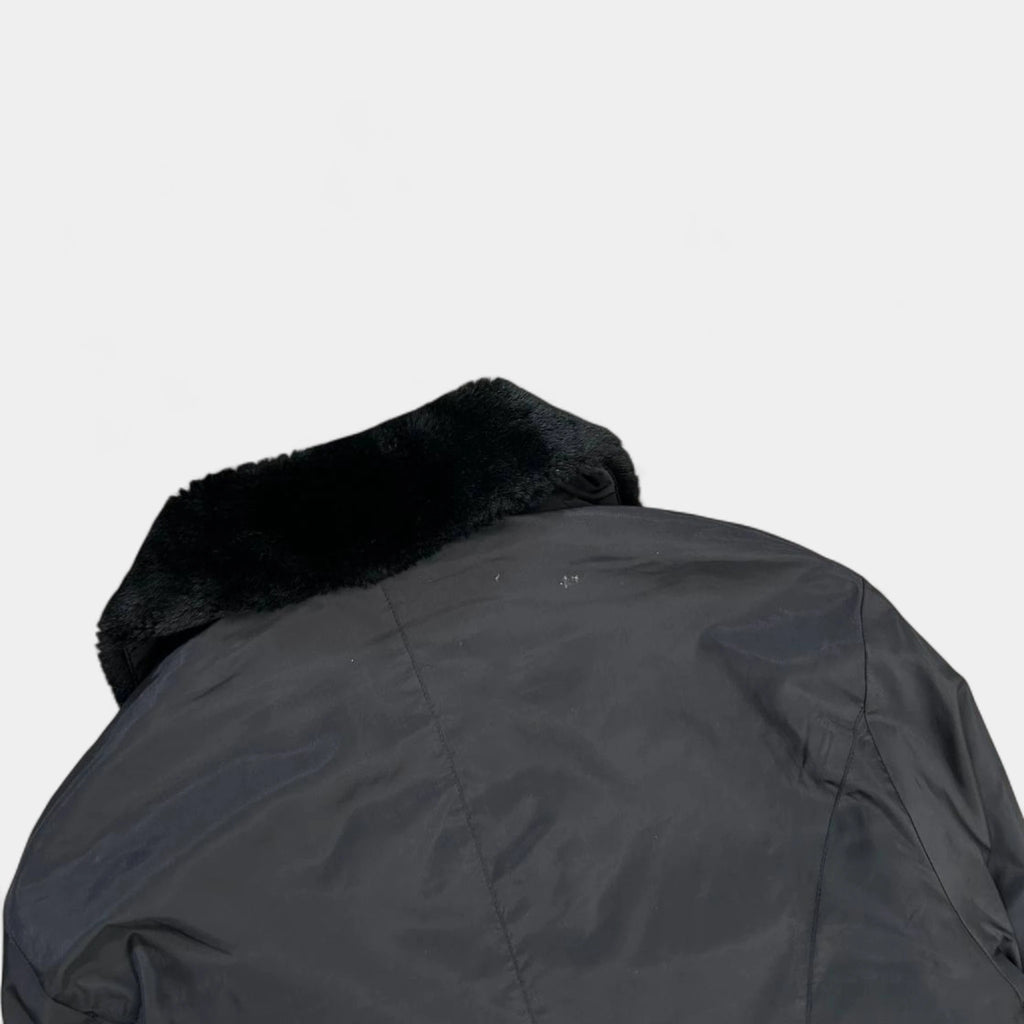 Dolce & Gabbana 2000s Cropped Fur Puffer Jacket