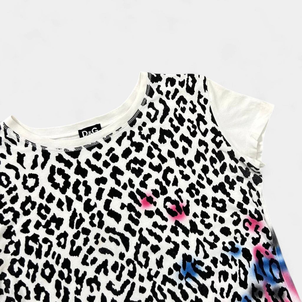 Dolce & Gabbana Leopard Pop Cotton T-Shirt