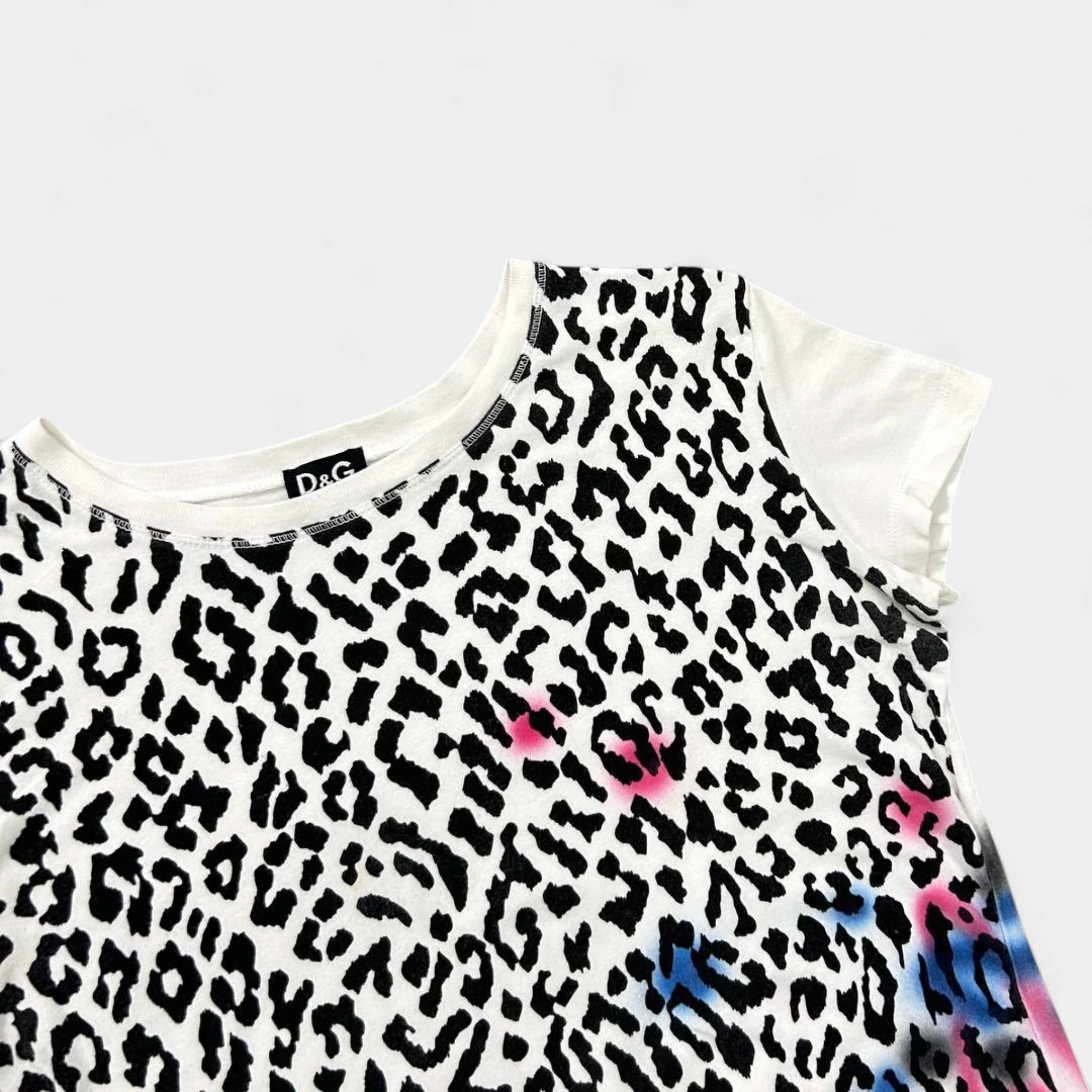 Dolce & Gabbana Leopard Pop Cotton T-Shirt
