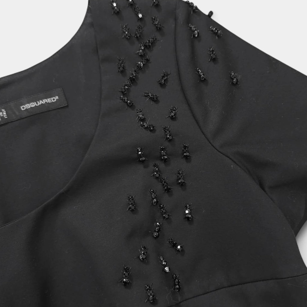 Dsquared2 "Ants" Beaded Embellished Dress