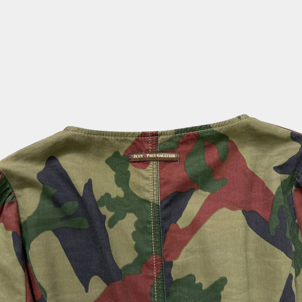 Jean Paul Gaultier Jean's 2000s Cargo Classic Camouflage Vest Dress