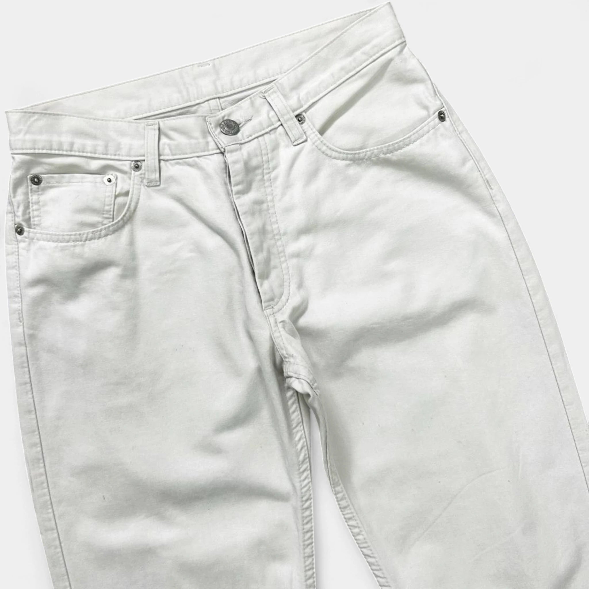 Helmut Lang 1998 Minimalist Straight Leg Cotton Pants