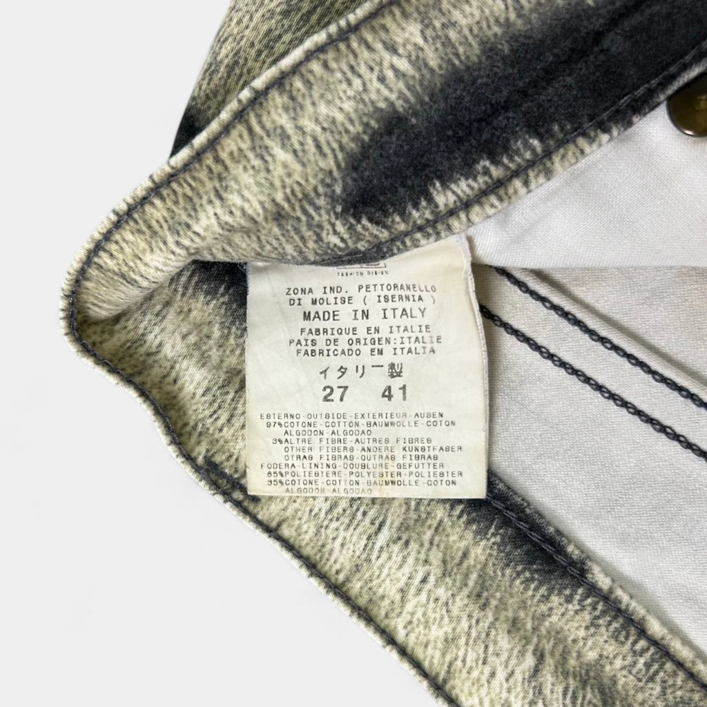 Just Cavalli 2000s Tiger Print Flared Pants
