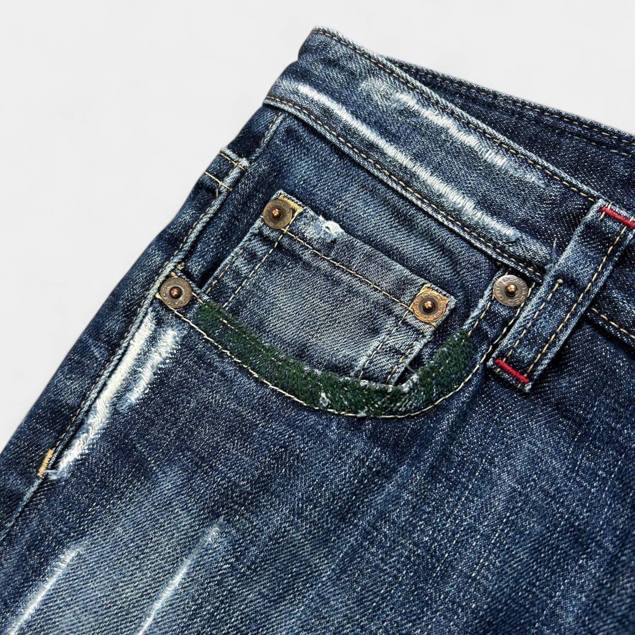 Dsquared2 "Lord2" Straight Leg Denim Pants