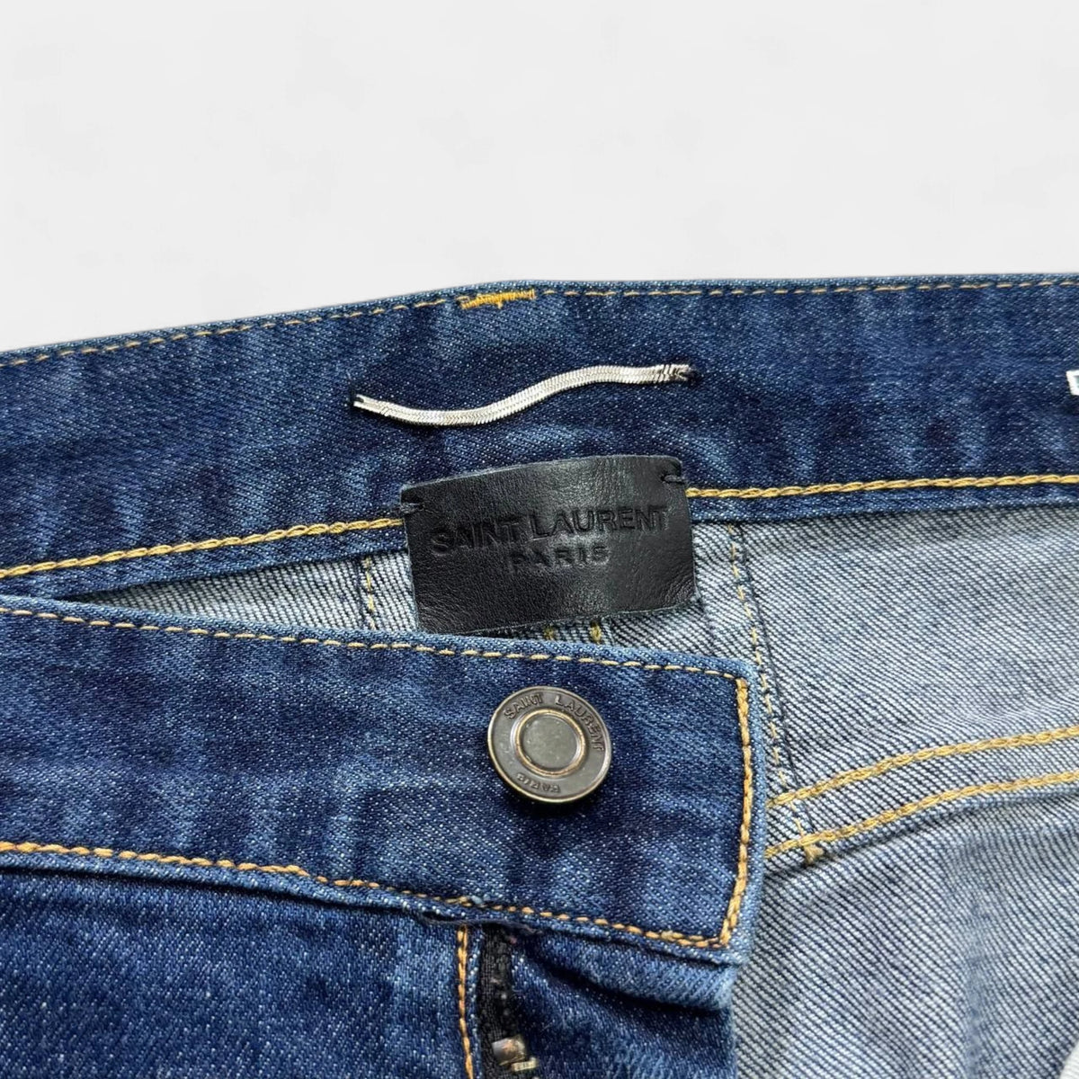 Saint Laurent 2013 Blue Denim Skinny Jeans