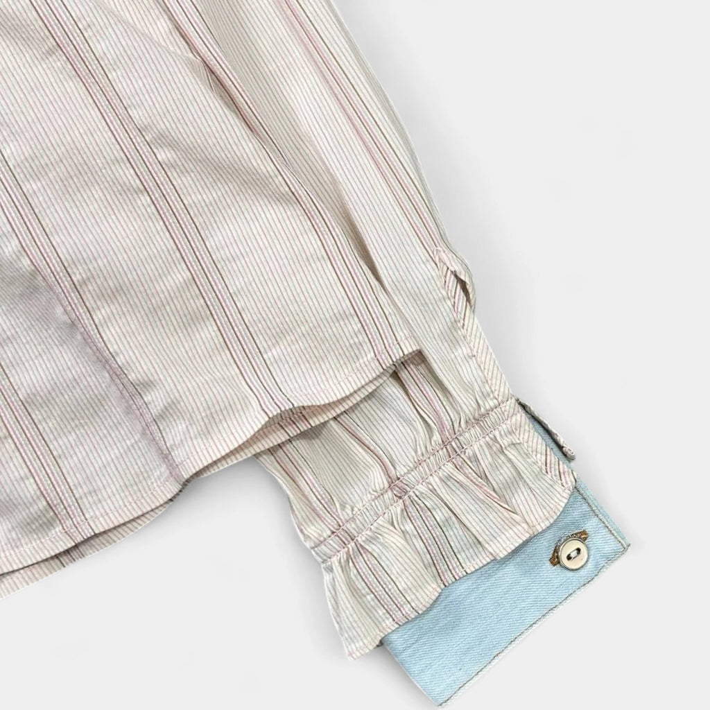 Dolce & Gabbana 2004 Hybrid Ruffle Western Shirt