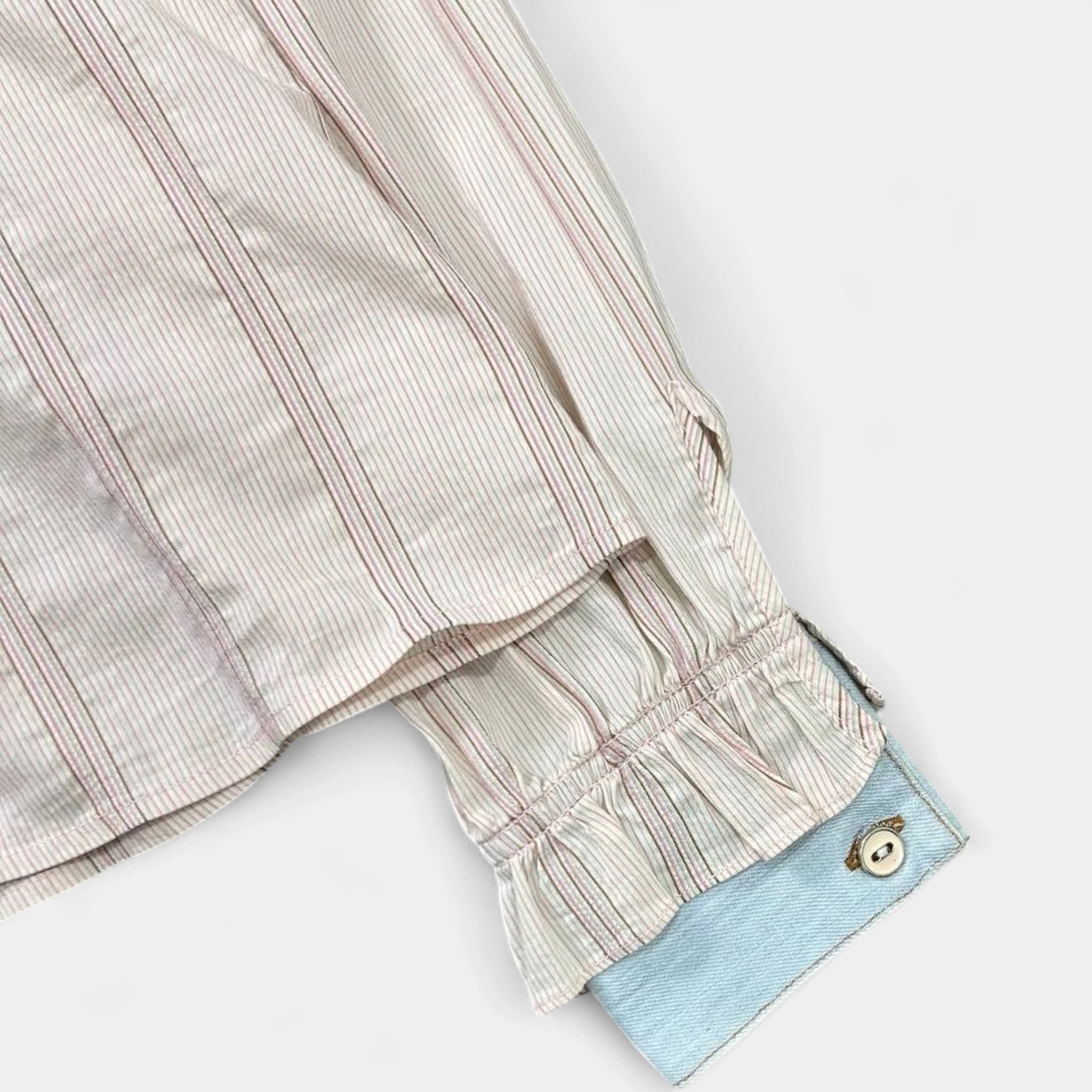 Dolce & Gabbana 2004 Hybrid Ruffle Western Shirt