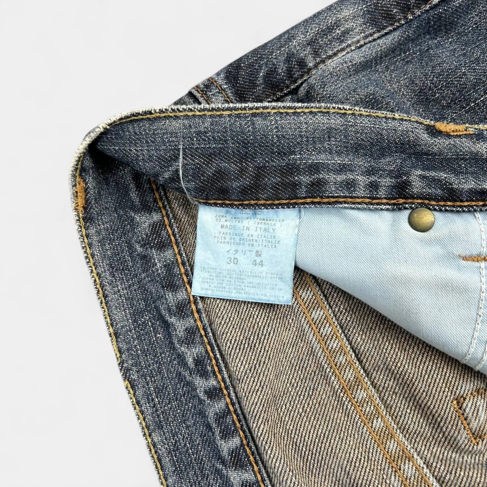 Just Cavalli Denim Snakeskin Patchwork Jeans