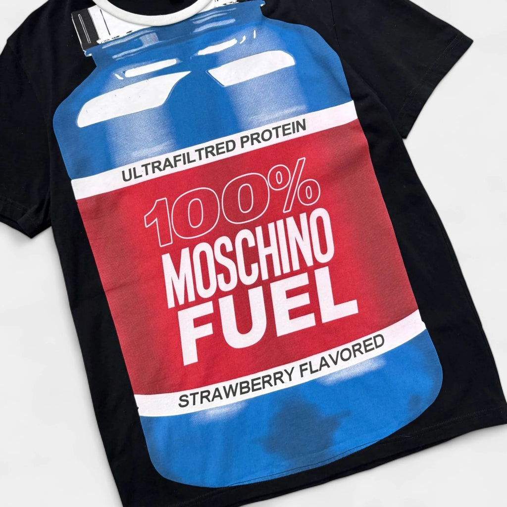 Moschino Protein Tub Graphic by Jeremy Scott T-Shirt