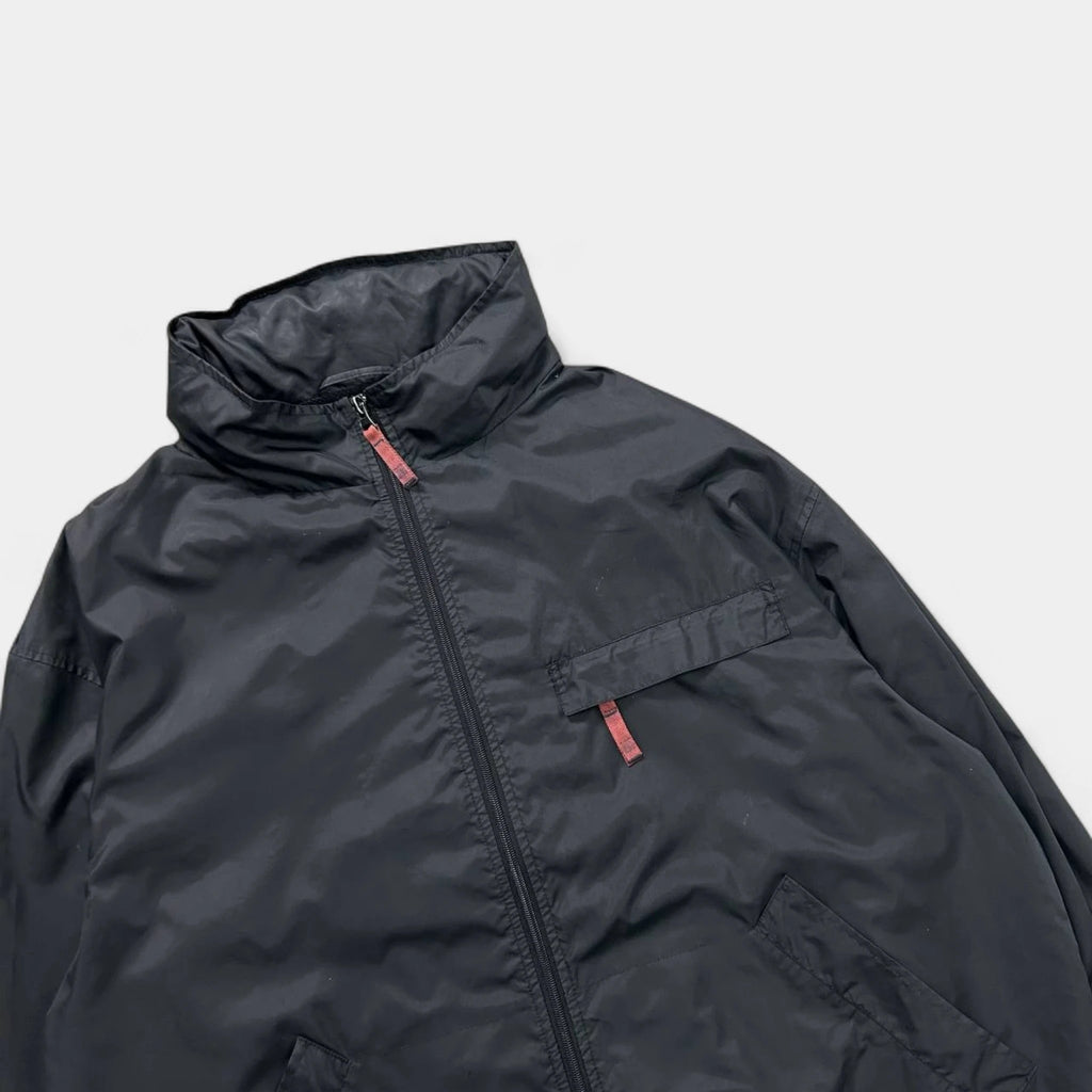 Armani 90s Black Nylon Sport Jacket