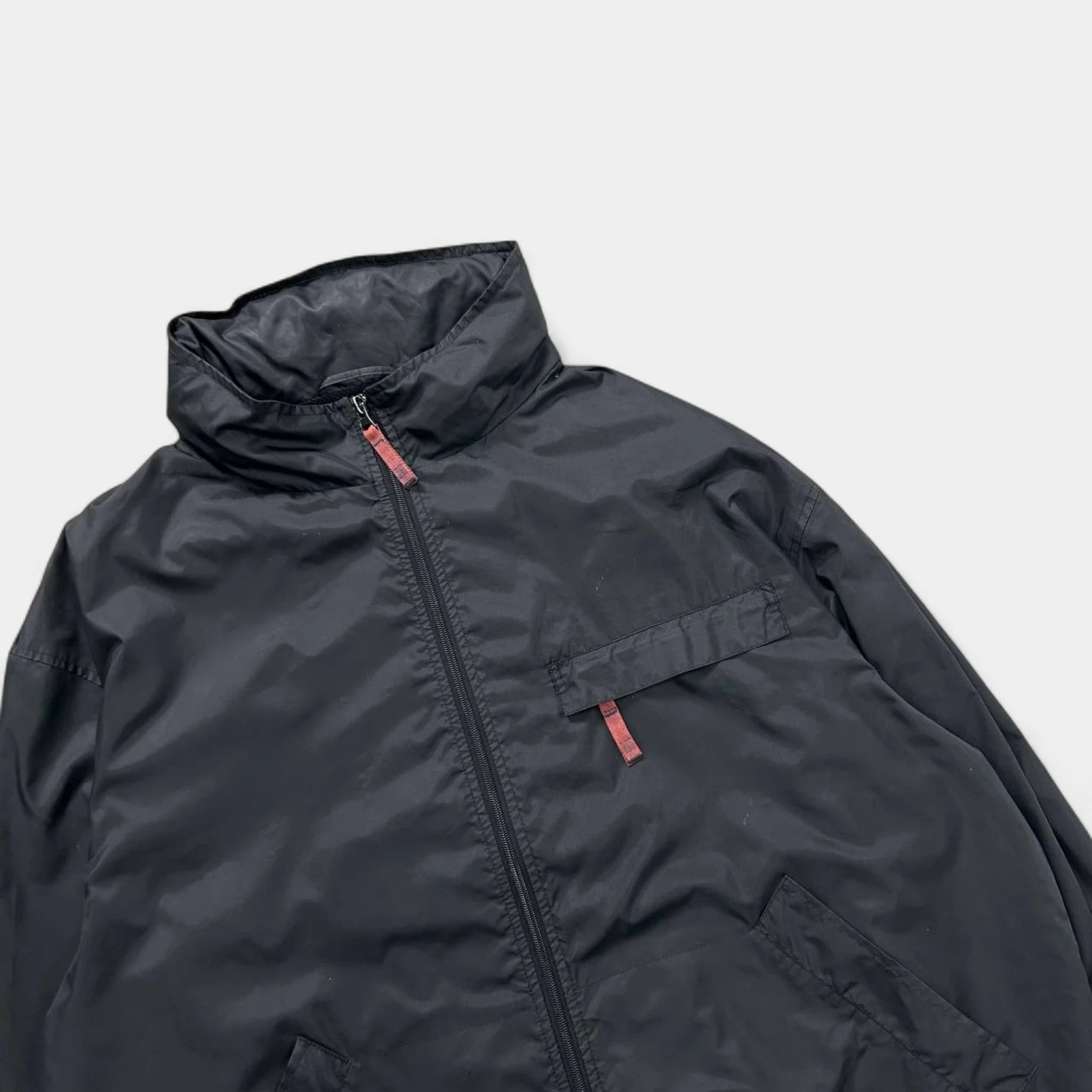 Armani 90s Black Nylon Sport Jacket
