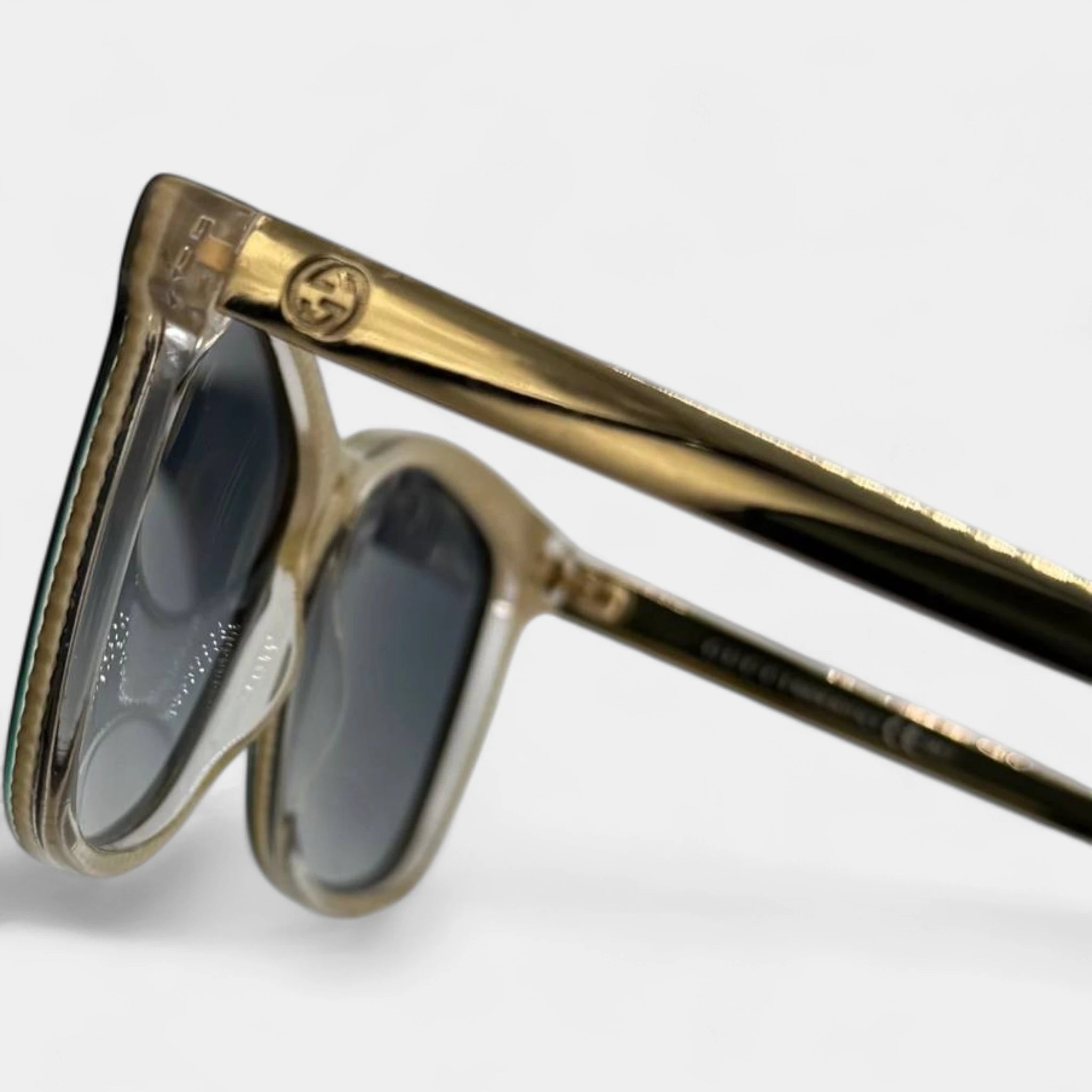 Gucci 2015 Gold Square Frame Sunglasses