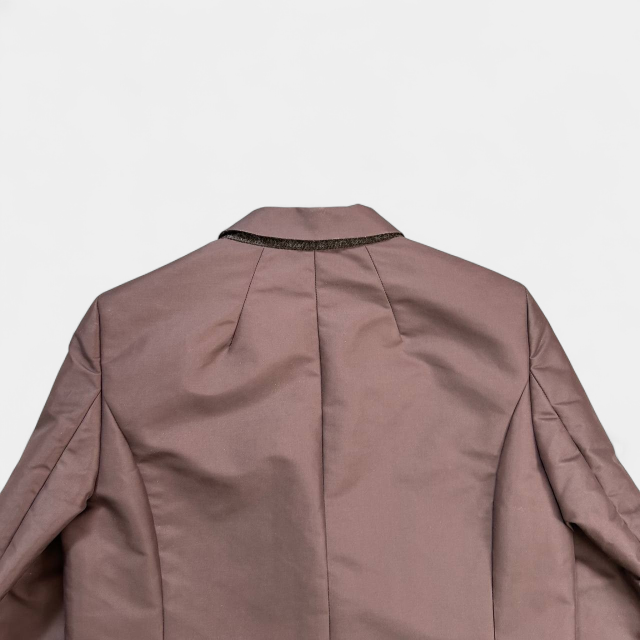 Rick Owens Sysiphus FW18 Nylon Burgundy Blazer