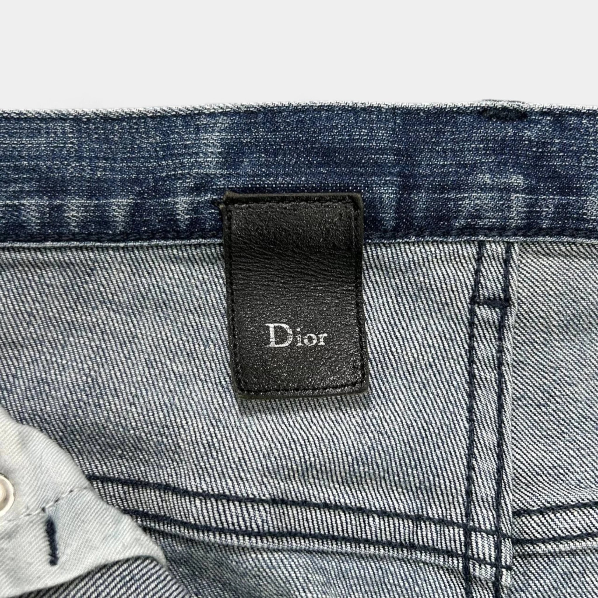Dior 2000s Skinny Blue Denim Jeans