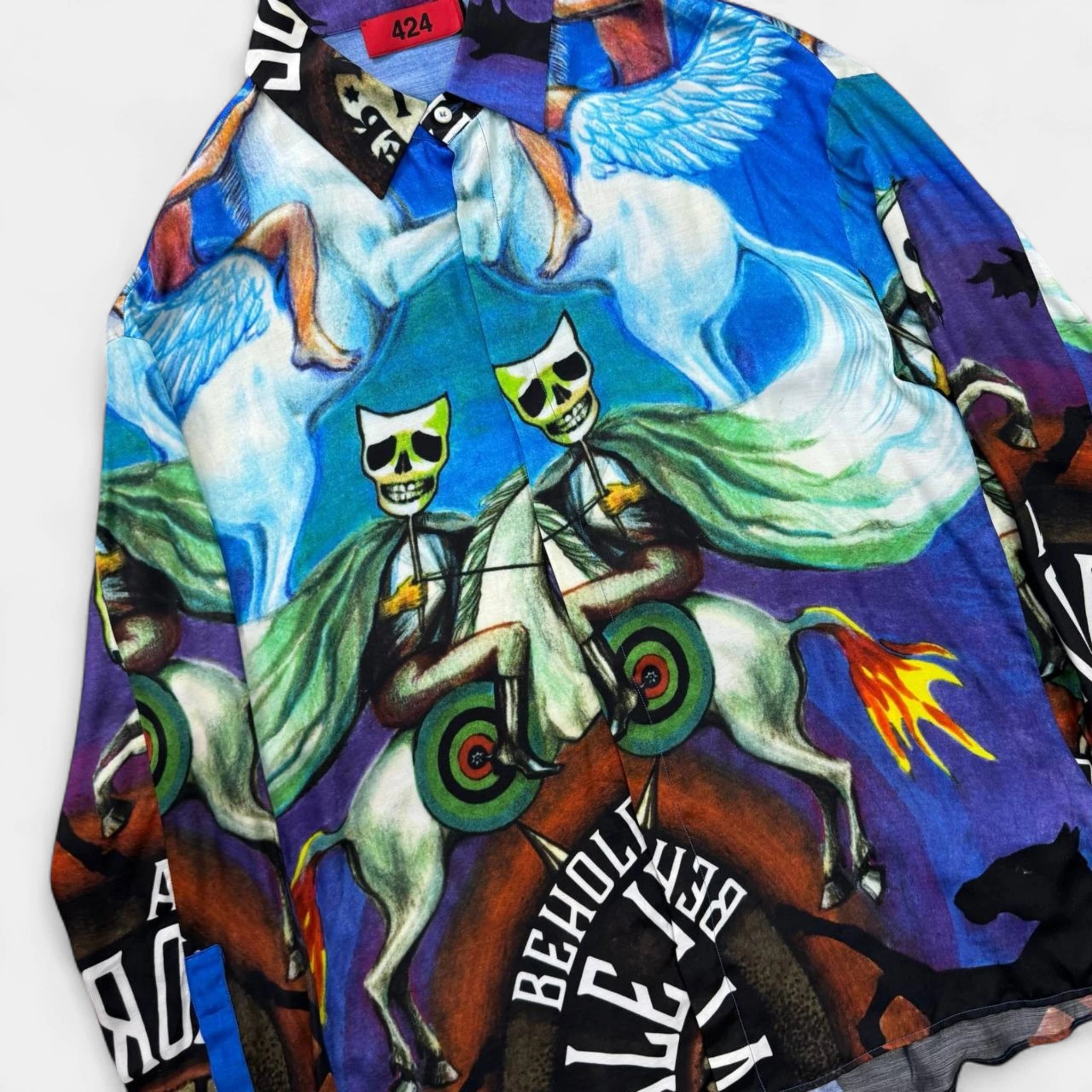 424 "Behold A Pale Horse" Graphic Shirt