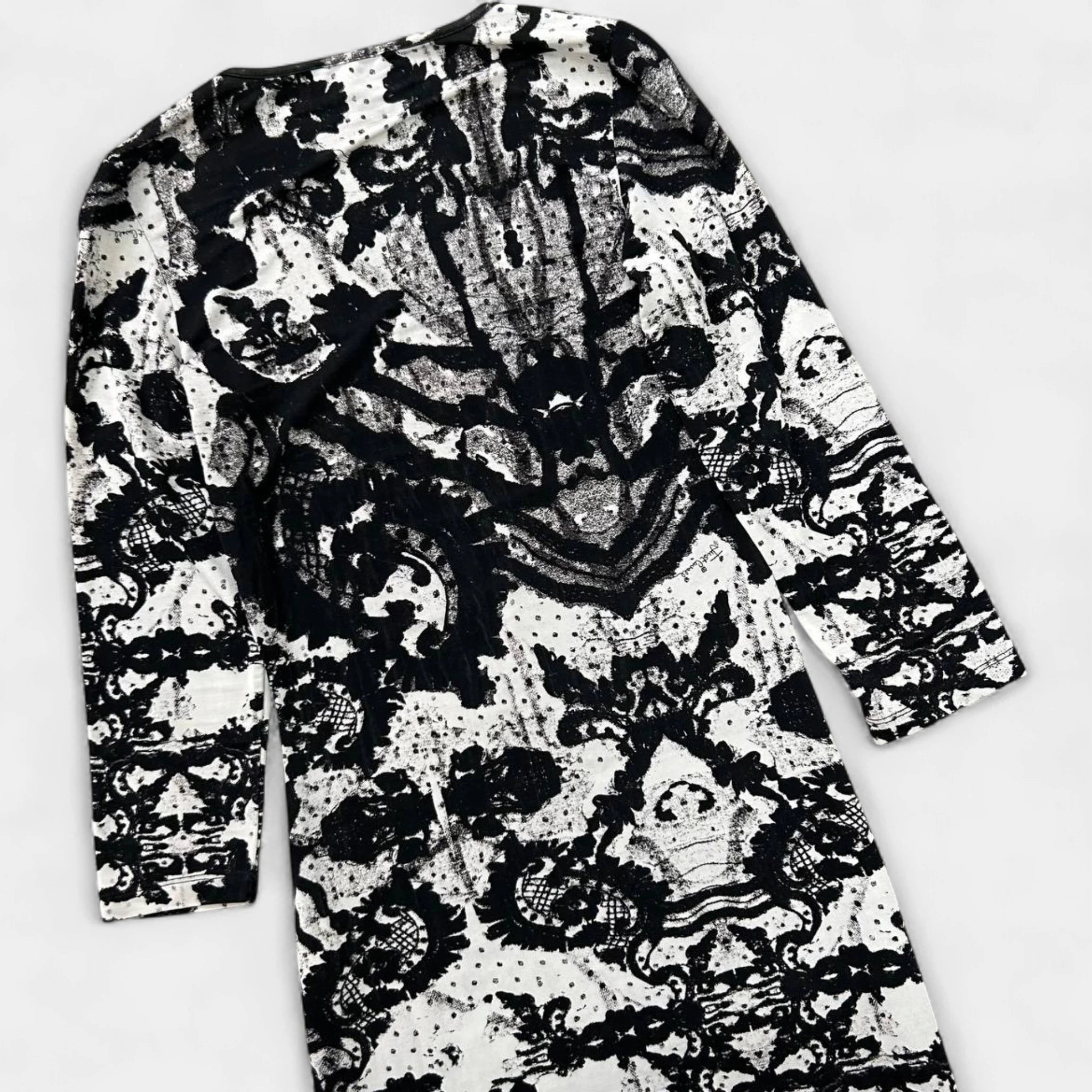 Just Cavalli Brushstroke Print Dress
