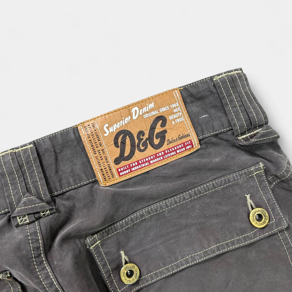 Dolce & Gabbana 2000s Brown Cargo Pants