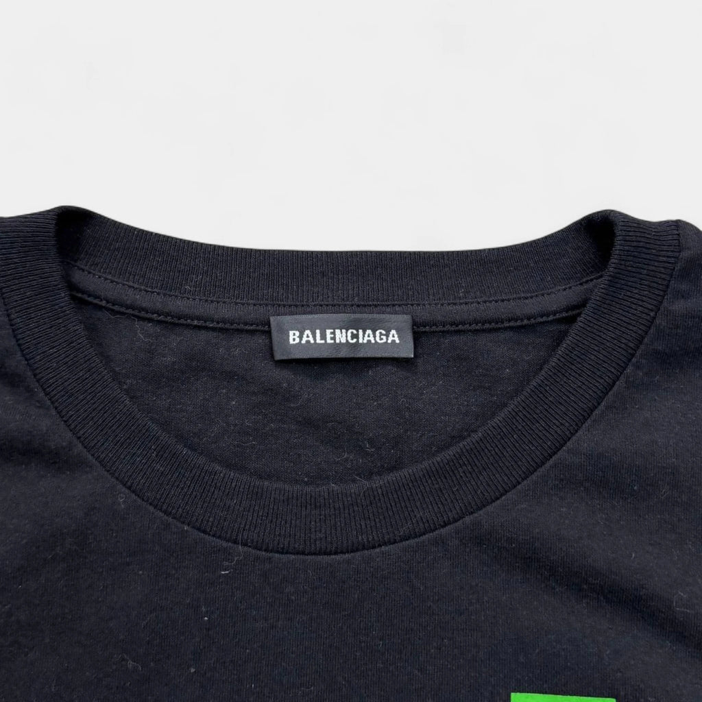 Balenciaga 2019 Eco-Leaf Logo T-Shirt