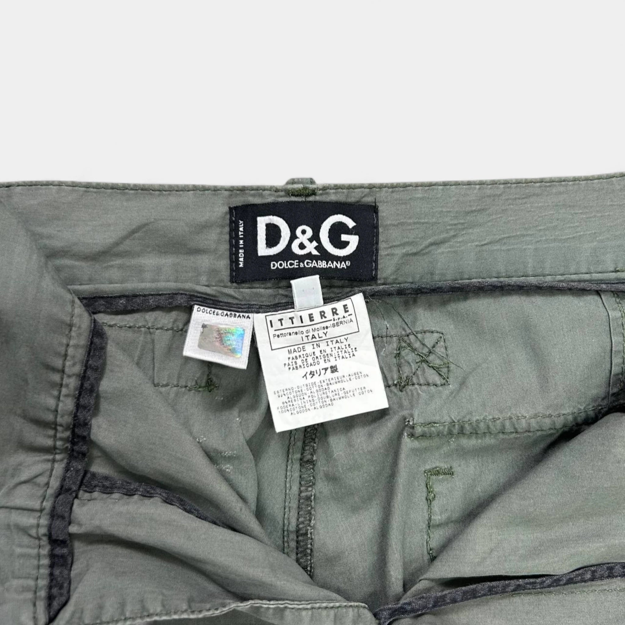 Dolce & Gabbana Vintage Cargo Pants