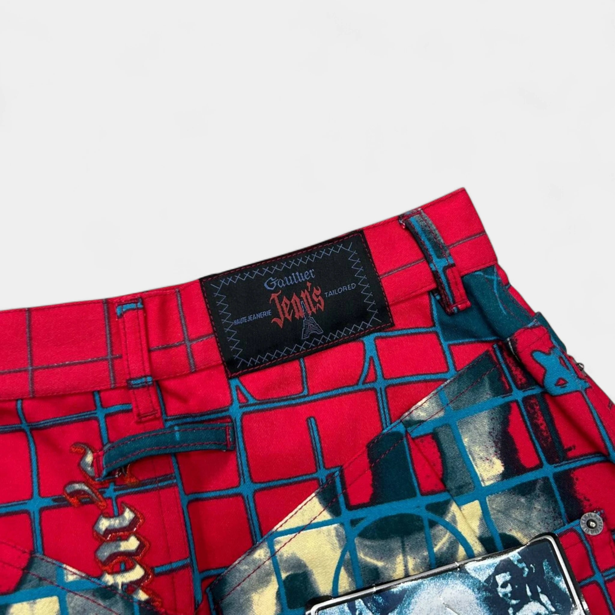 Jean Paul Gaultier 1996 "Cyberbaba" X-Ray Skeleton Skirt