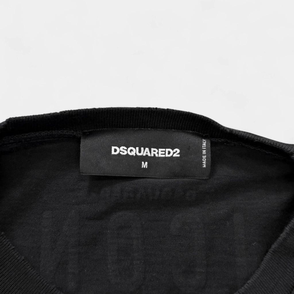 Dsquared2 American Eagle Sleeveless Studded T-Shirt