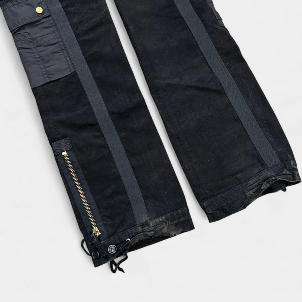 Jean Paul Gaultier AW03 Bondage Black Cargo Pants
