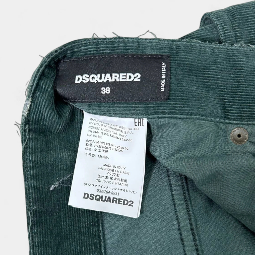 Dsquared2 Green Corduroy Set
