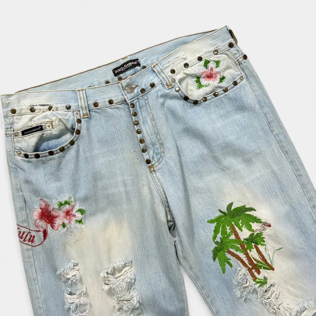 Dolce & Gabbana SS06 Honolulu Denim Jeans