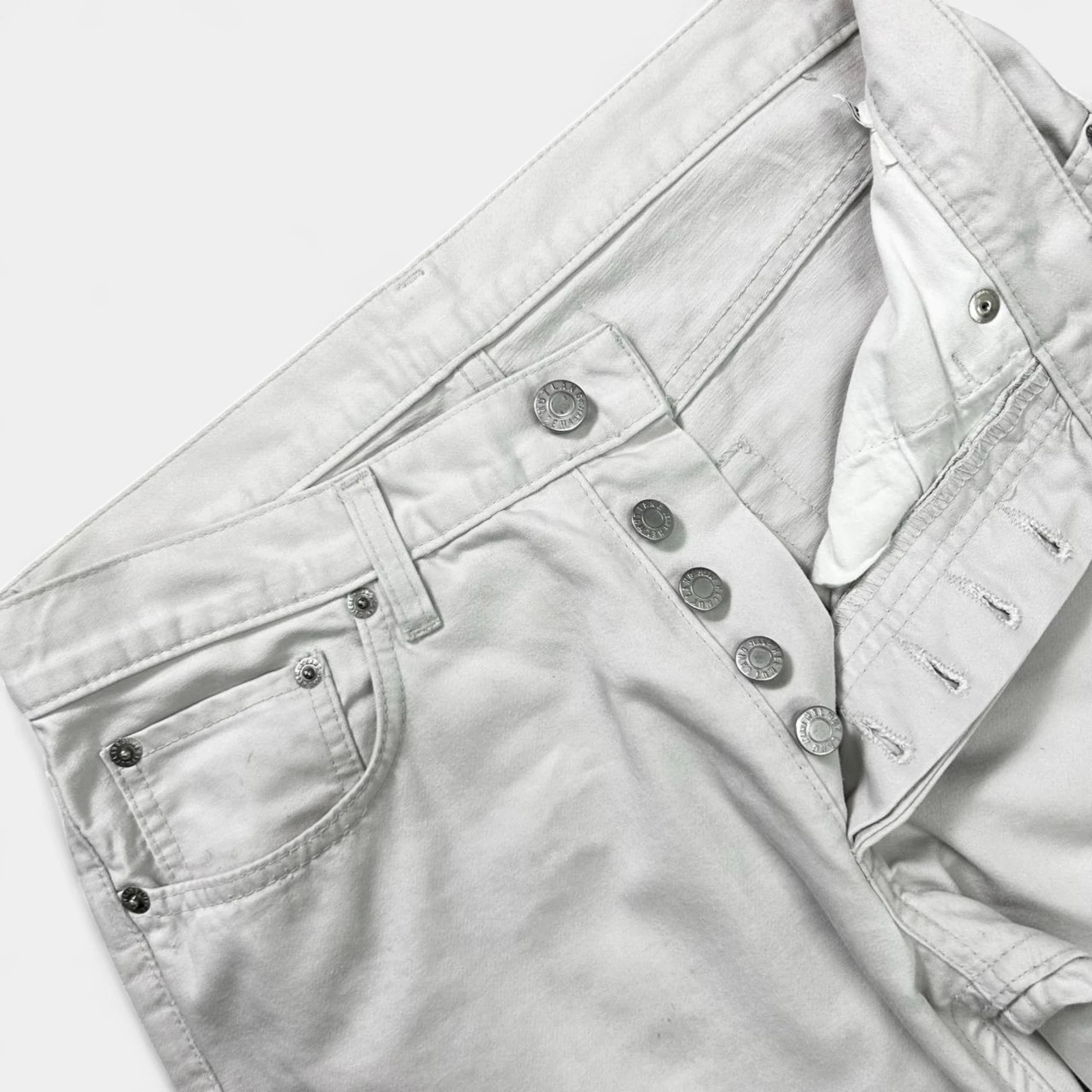 Helmut Lang 1998 Minimalist Straight Leg Cotton Pants