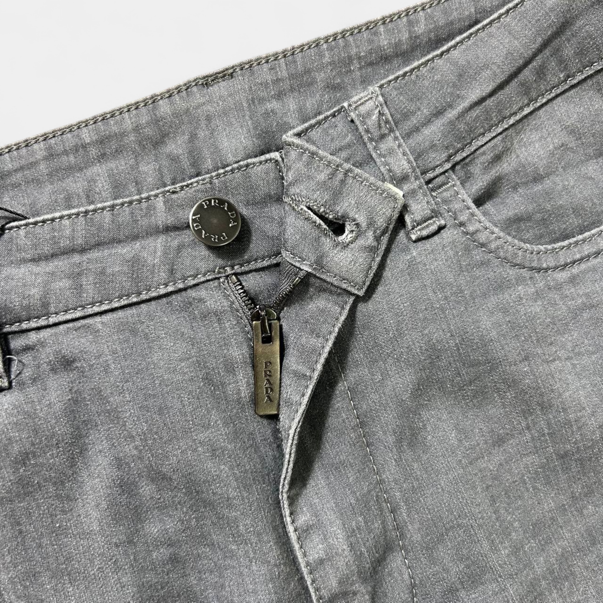 Prada Luna Rosa Denim Pants
