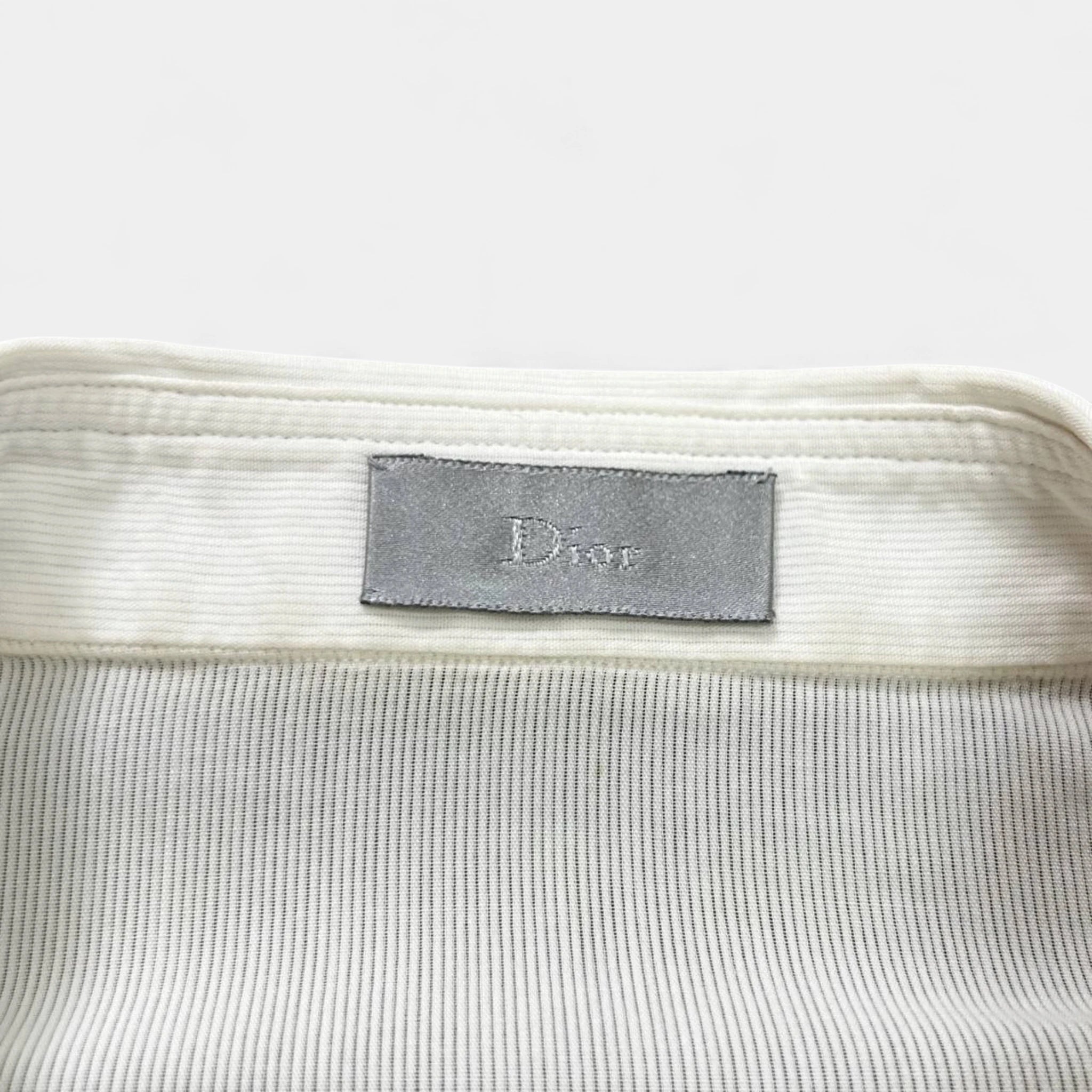 Dior Homme Abstract White Button Shirt