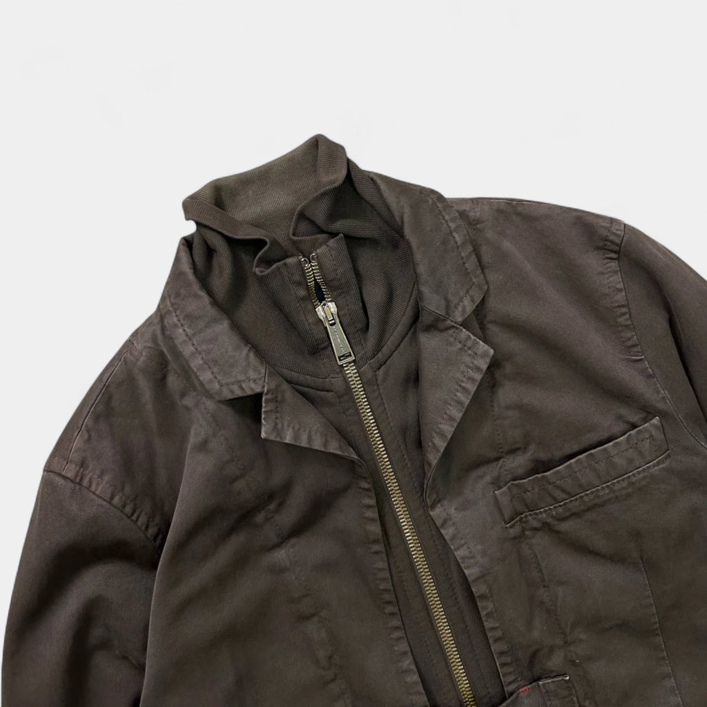 Dsquared2 Double Layer Brown Cargo Jacket