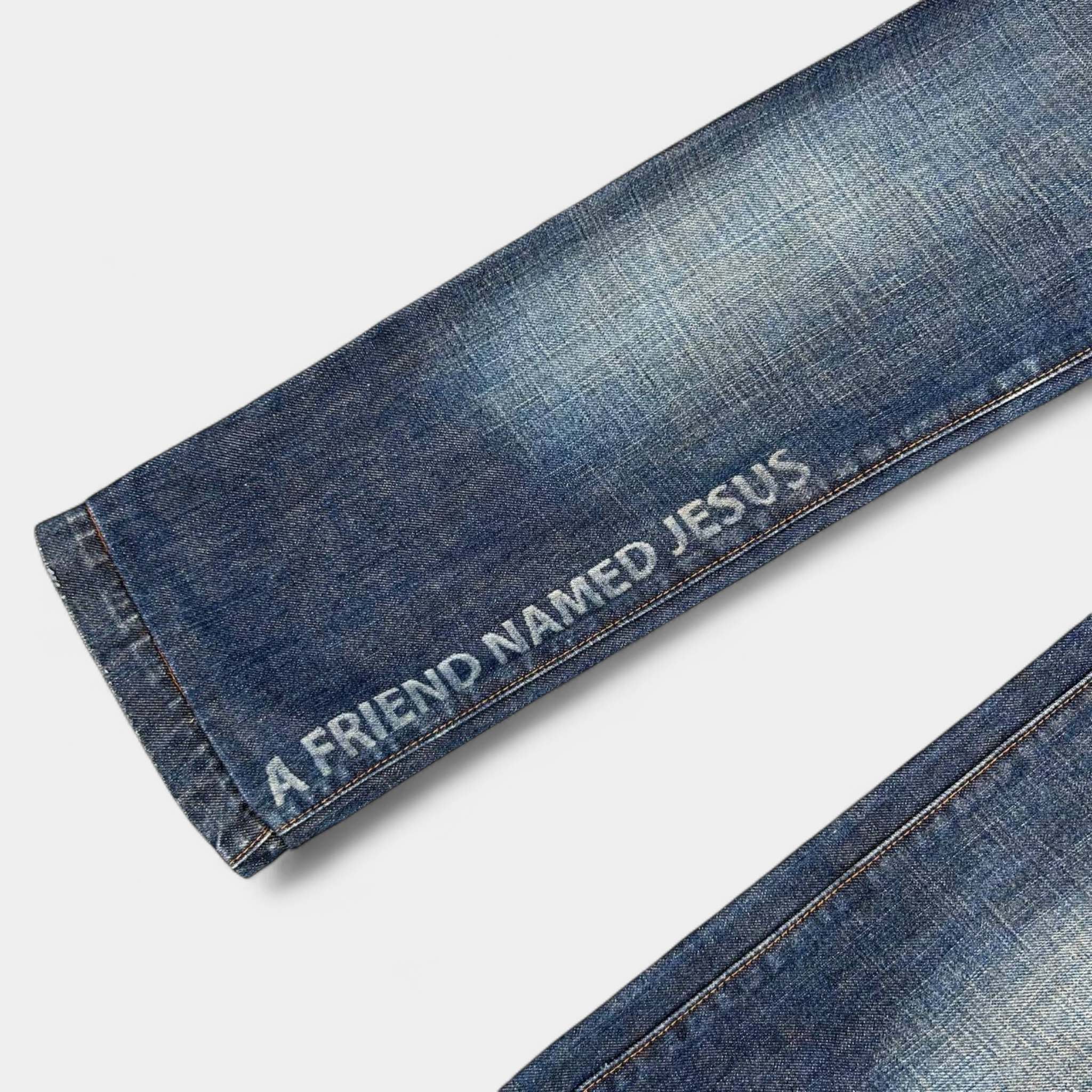 Dsquared2 FW2005 "I Love Jesus" Patchwork Denim