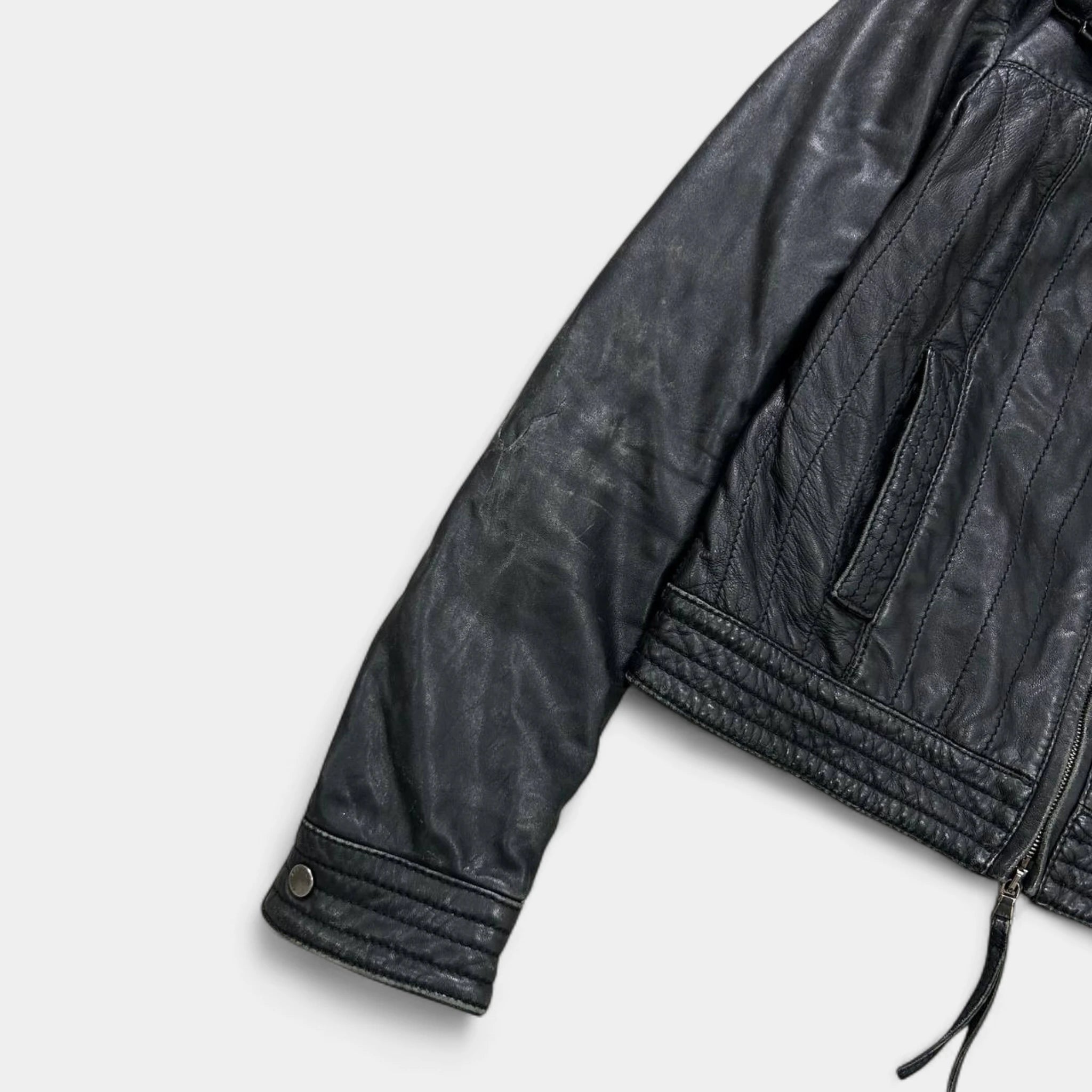 Armani Jeans Lambskin Leather Jacket