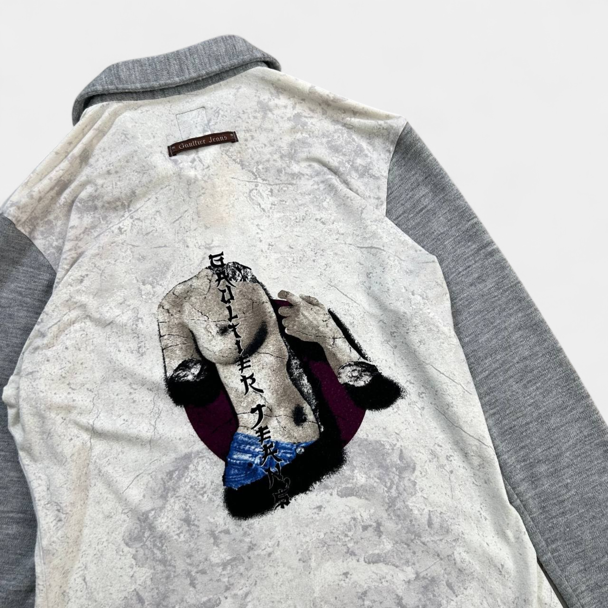 Jean Paul Gaultier Graphic Gray Shirt