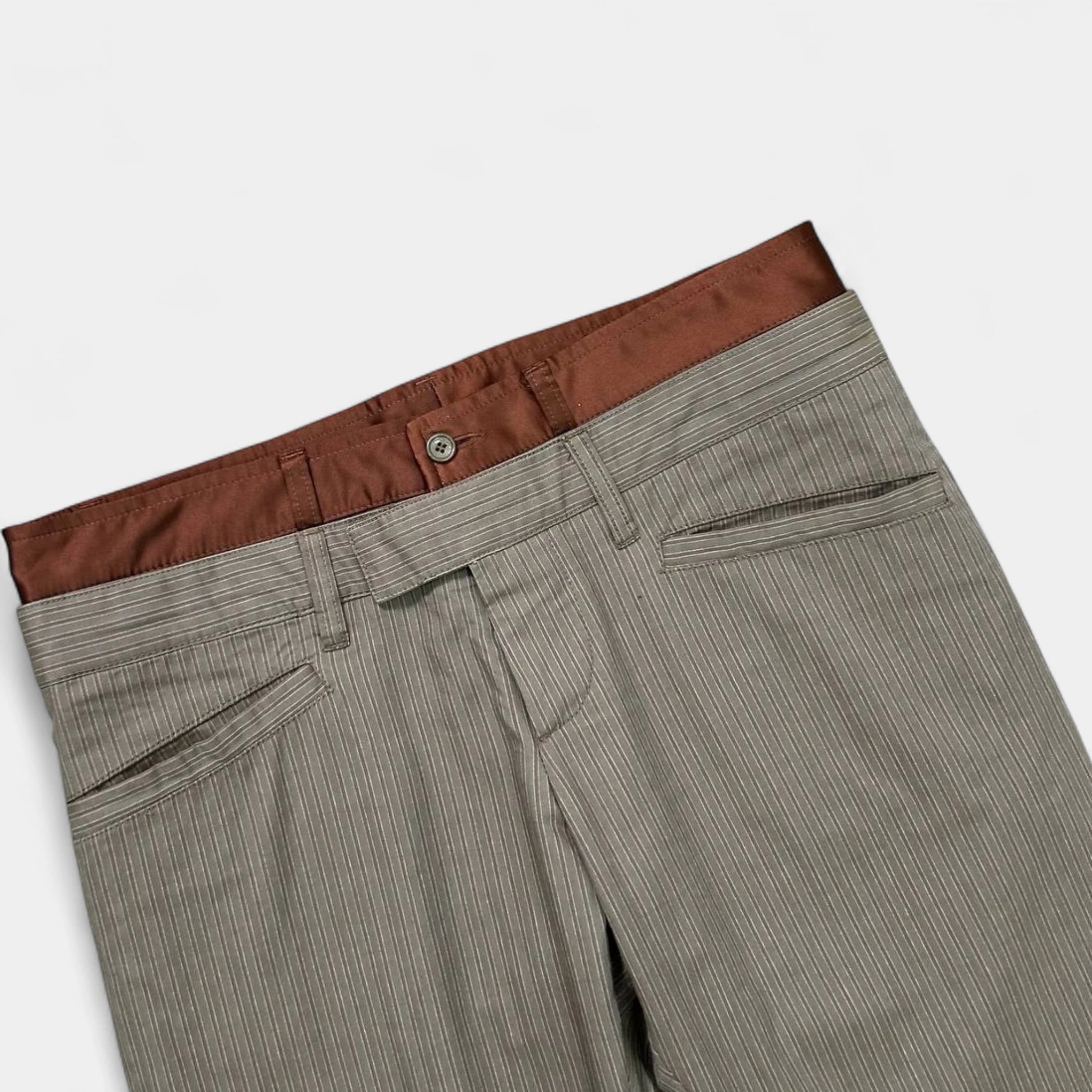 Dolce & Gabbana Double Waist Suit Pants