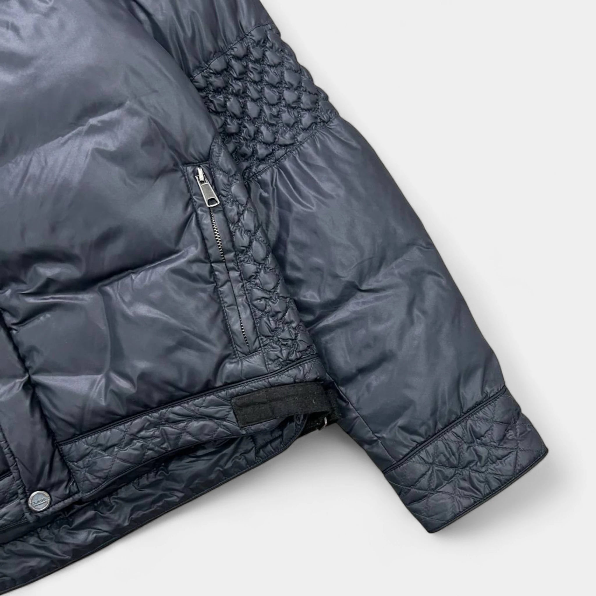 Cavalli Class 2000's Quilted Navy Jacket