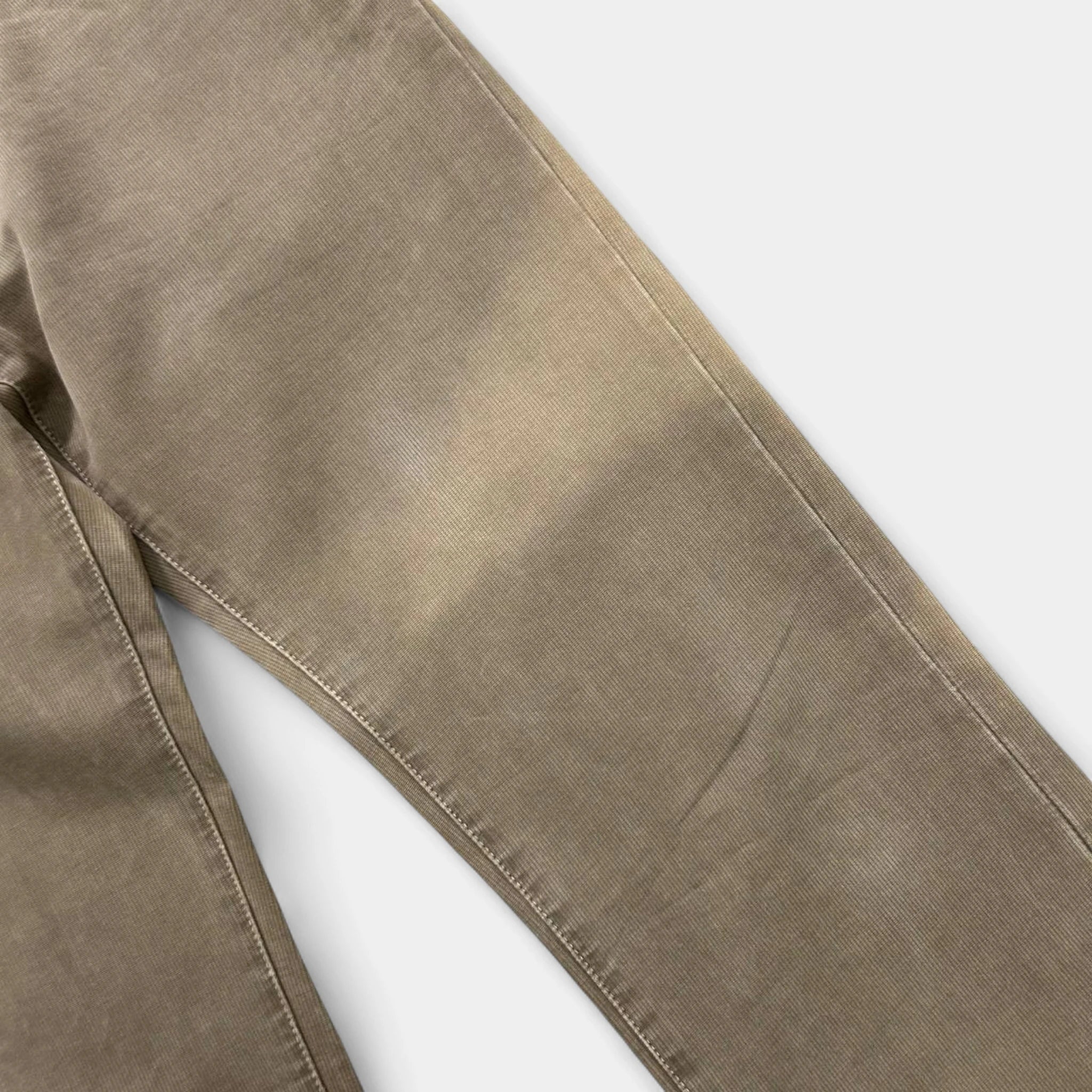 Prada Brown Corduroy Straight Leg Pants