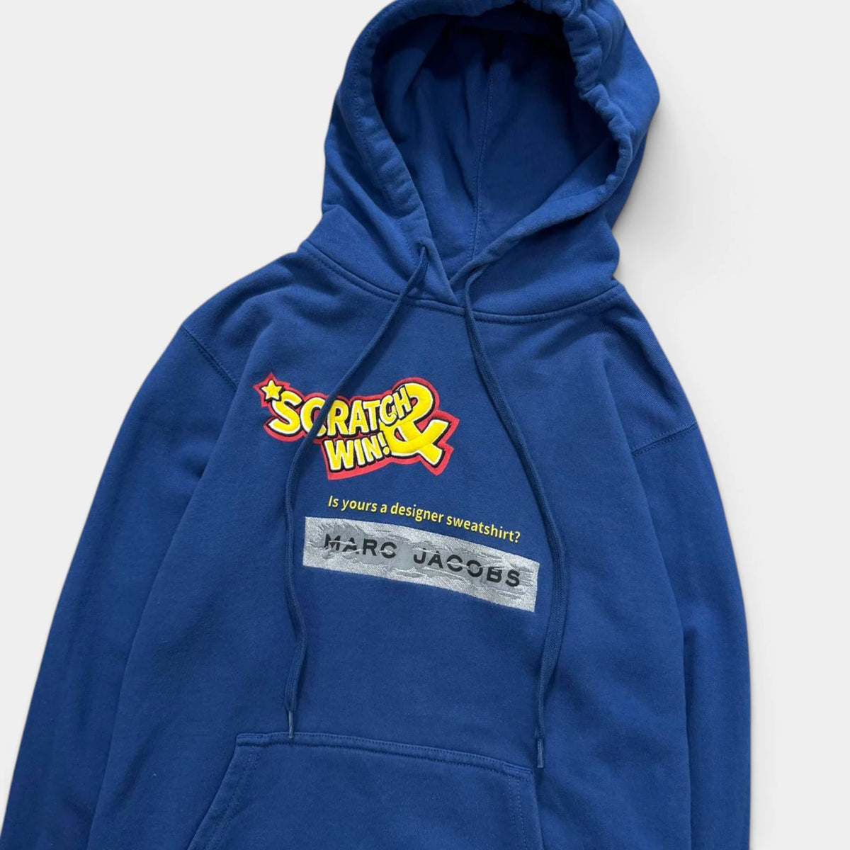 Marc Jacobs x IDEA 2018 'Scratch & Win' Embroidered Blue Hoodie