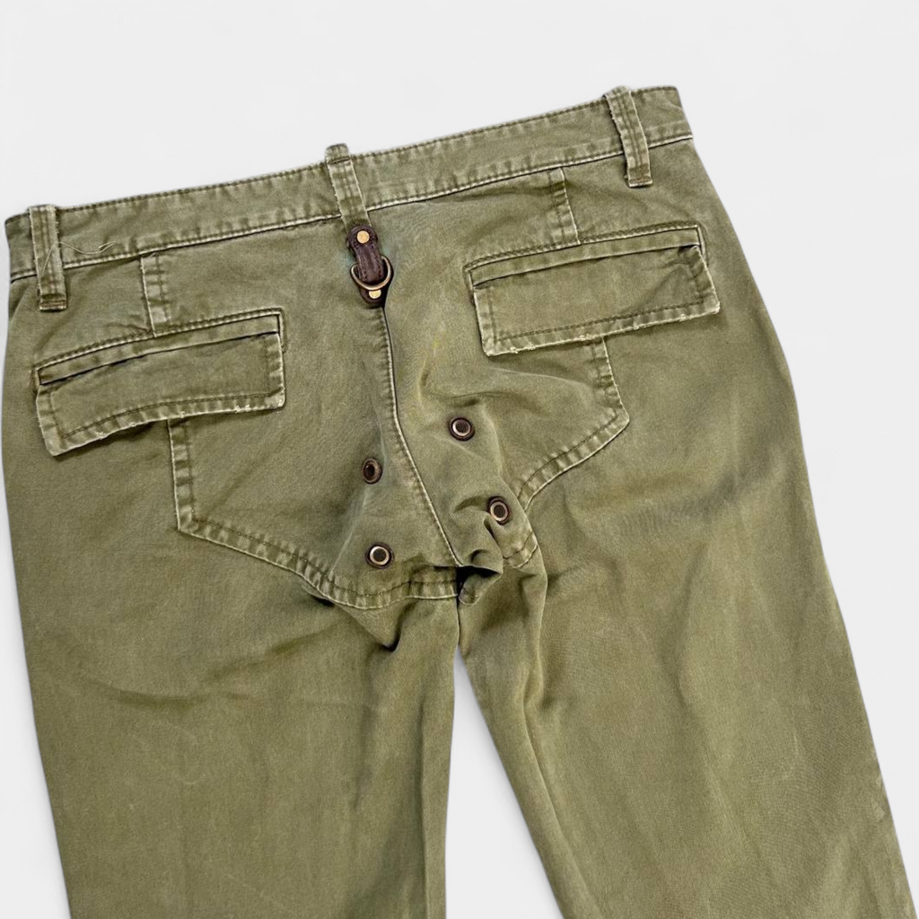 Dsquared2 2000s Cargo Green Pistachio Pants