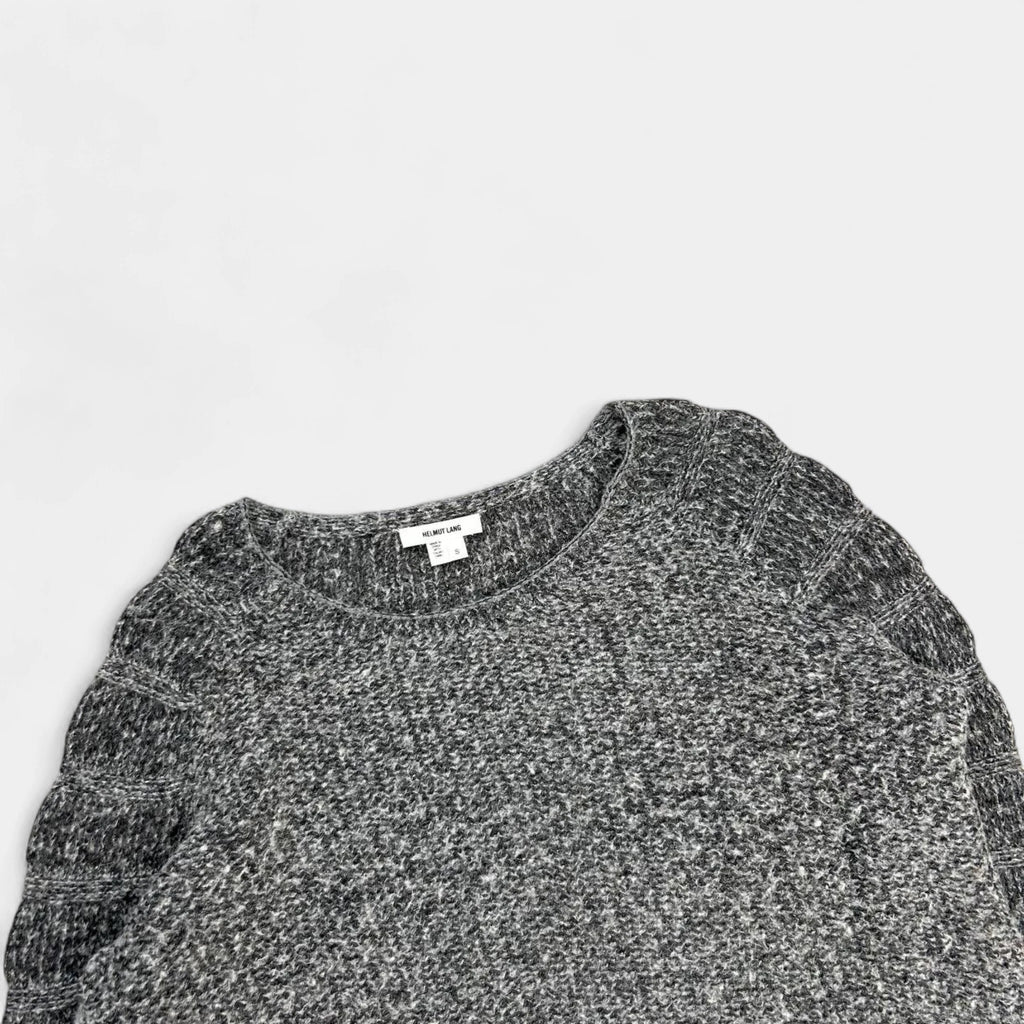Helmut Lang 2010's Grey Knit Sweater